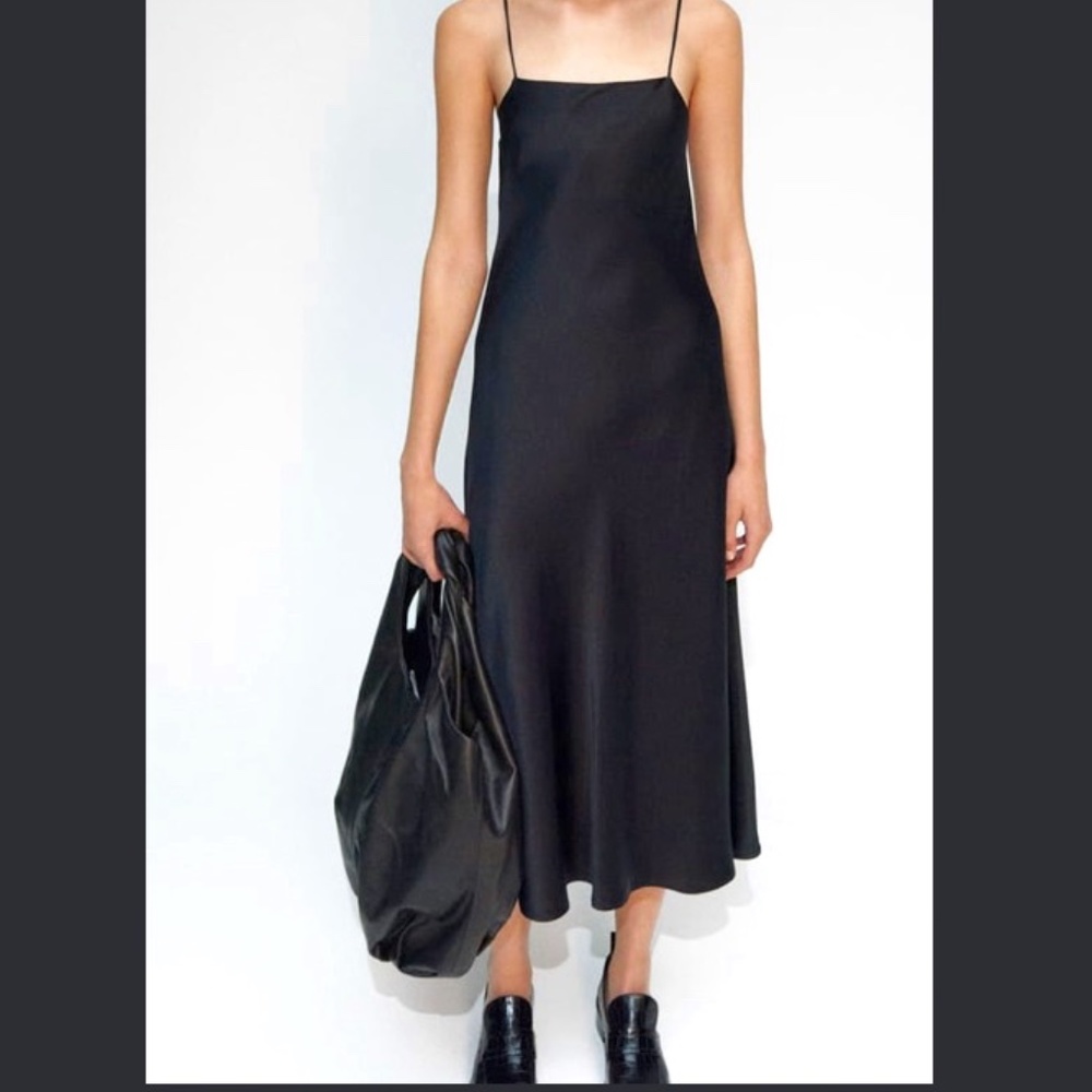 ZARA SATIN DRESS